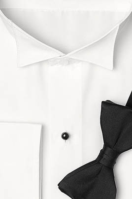 White Tie Tuxedo Shirt