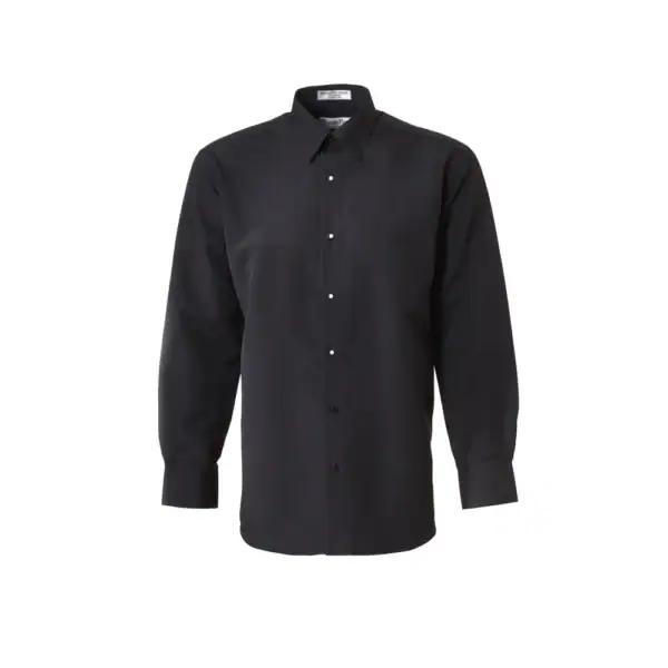 black laydown shirt