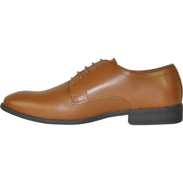 brown matte tuxedo shoe