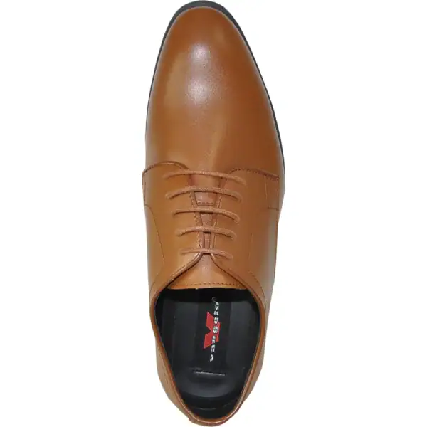 brown matte tuxedo shoe