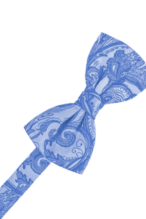 Pre-tied tapestry cornflower bow tie