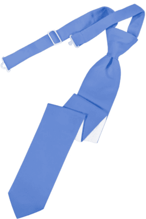 Solid Satin Skinny Tie Pre-tied