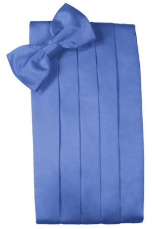 Solid Satin Cornflower Cummerbund
