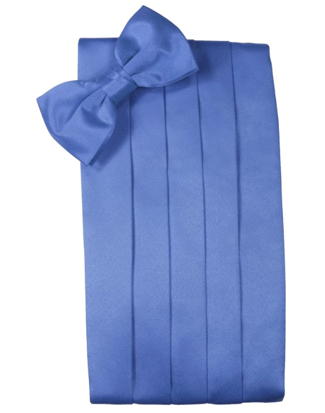 Solid Satin Cornflower Cummerbund