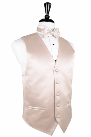 Solid Satin Blush Vest