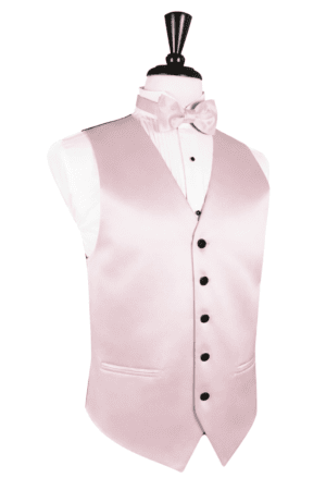 Pink vitro satin vest