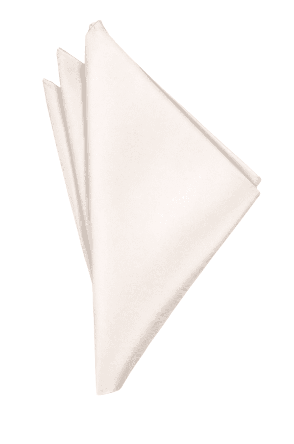 Angel solid satin pocket square