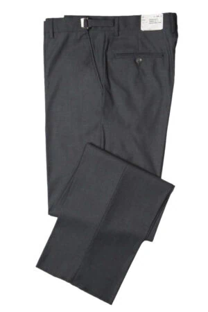 steel grey suit pants