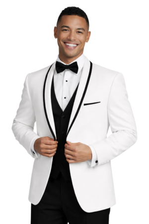 white waverly tuxedo rental by ike behar