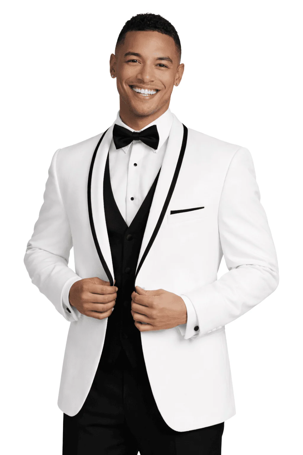 white waverly tuxedo rental by ike behar