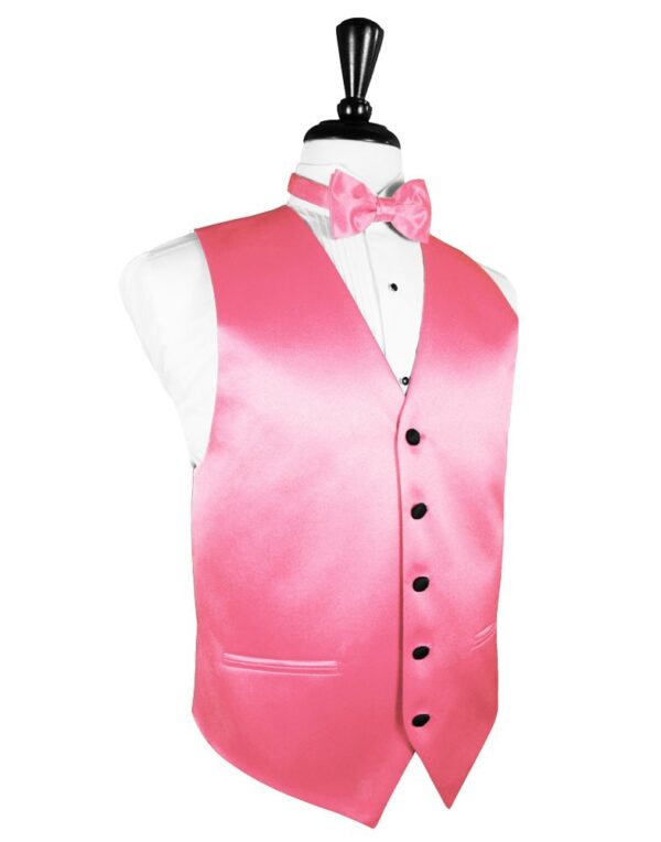 Bubblegum Pink Tuxedo Vest