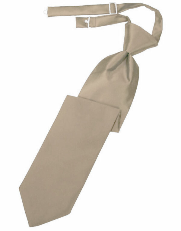 Stone Solid Satin Long Tie