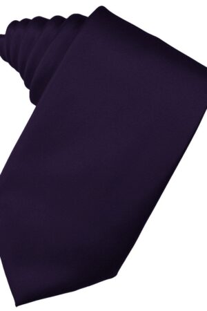 Lapis Solid Satin Suit Tie