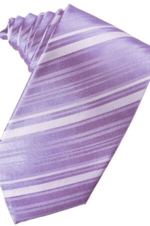 Wisteria Striped Satin Suit Tie