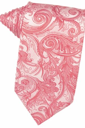 Guava Tapestry Suit Tie