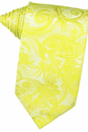 Lemon Tapestry Suit Tie