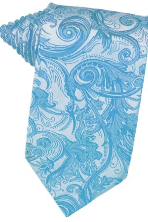 Turquoise Tapestry Suit Tie