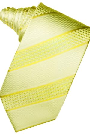 Lemon Venetian Stripe Suit Tie