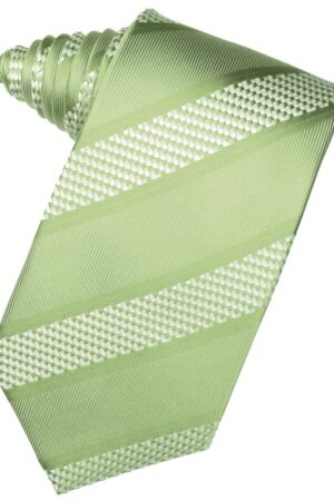 Mint Venetian Stripe Suit Tie