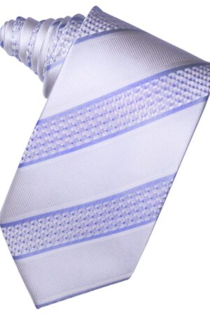 Periwinkle Venetian Stripe Suit Tie