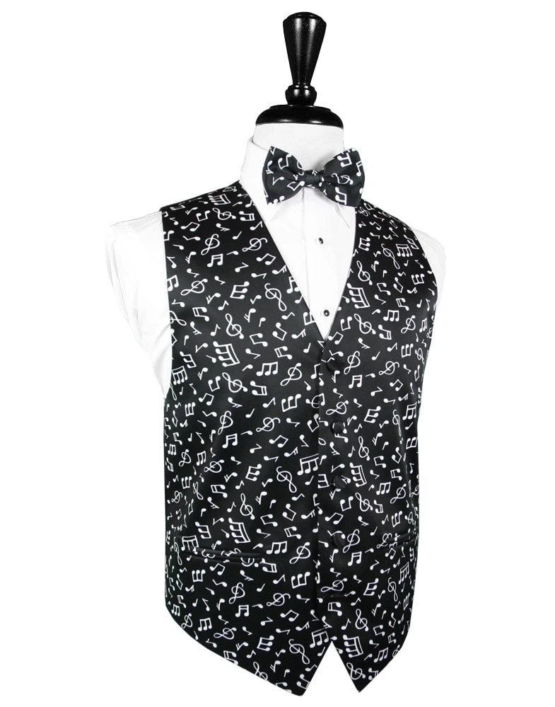 トップス 2007SS Number (N)ine music note vest Music Notes Vest | Rental | Tuxedo Vest