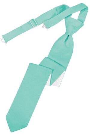 Mermaid Solid Satin Skinny Tie