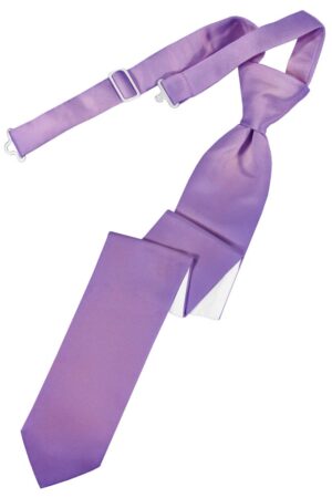 Wisteria Solid Satin Skinny Tie