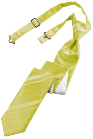 Willow Striped Satin Skinny Tie