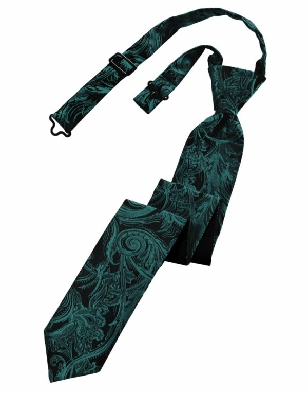 Jade Tapestry Skinny Tie