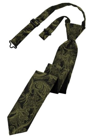 Moss Tapestry Skinny Tie