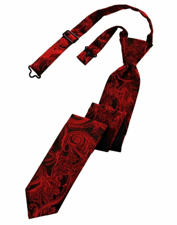 Scarlet Tapestry Skinny Tie