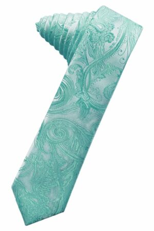 Mermaid Tapestry Skinny Suit Tie