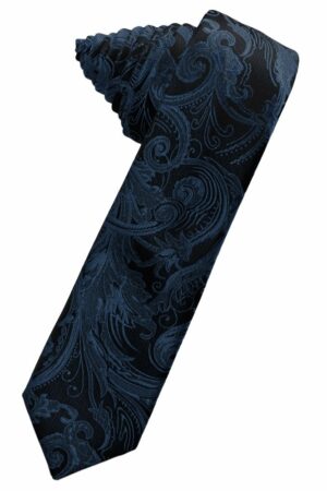 Peacock Tapestry Skinny Suit Tie