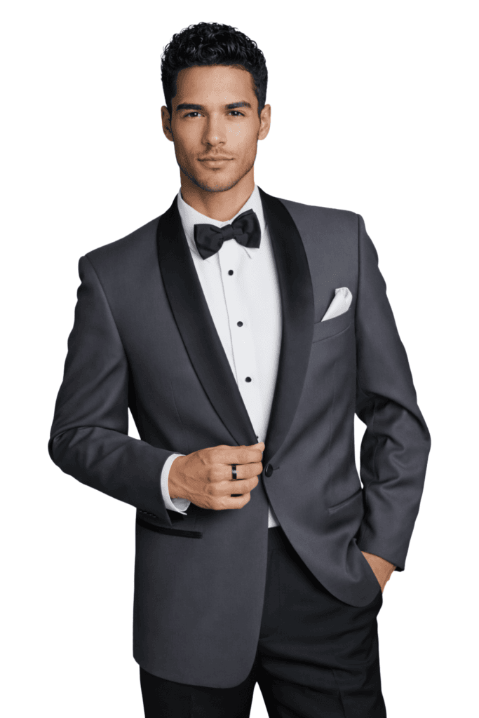 steel gray london tuxedo rental
