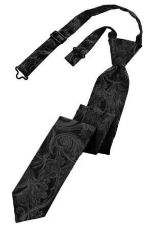 Pewter Tapestry Skinny Tie