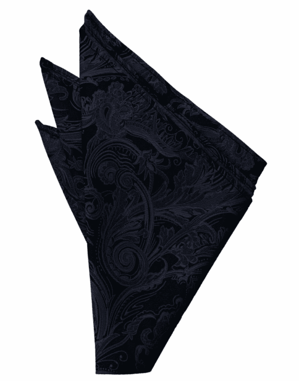 Midnight Blue Tapestry Pocket Square