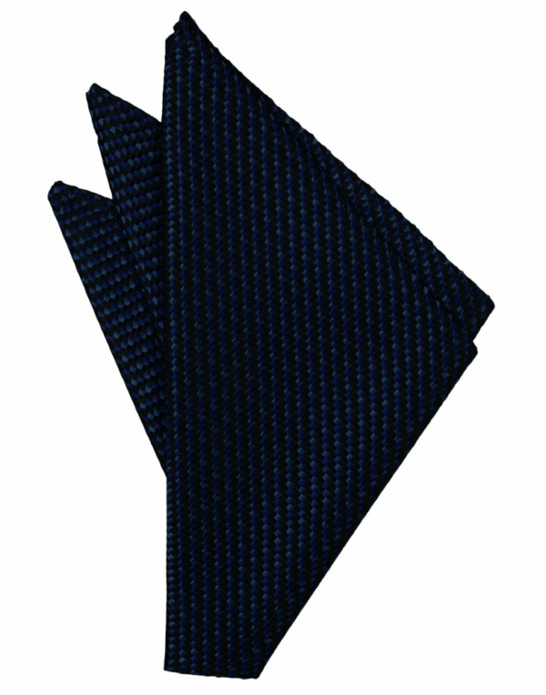 Navy Venetian Pocket Square