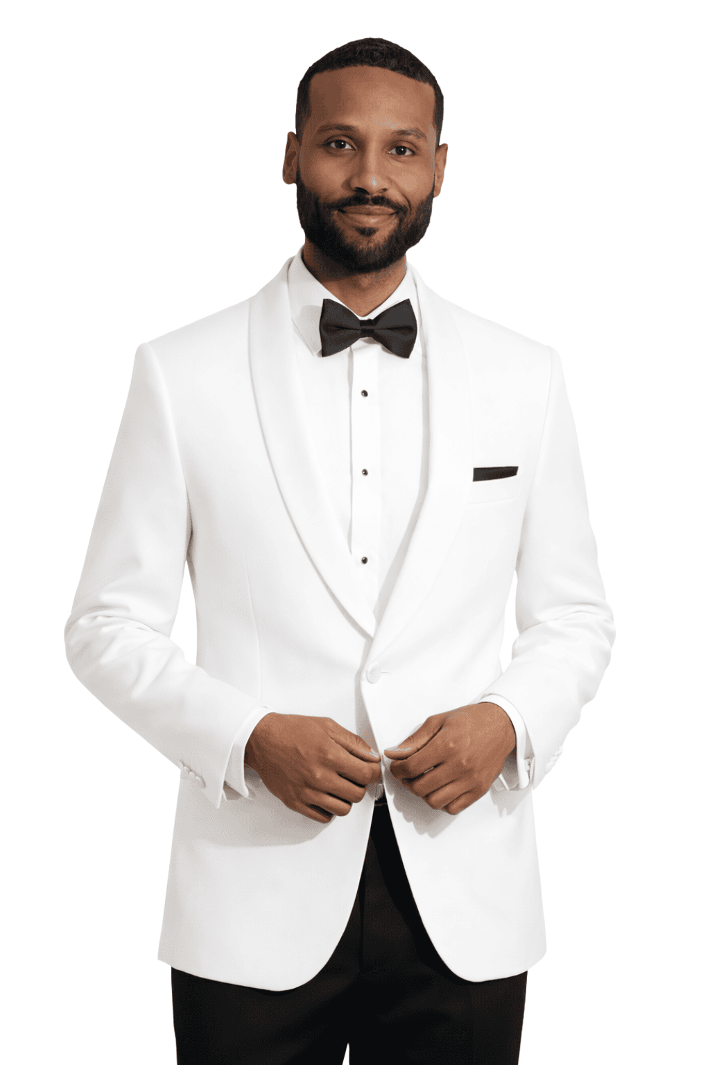 white dinner jacket rental tuxedo package