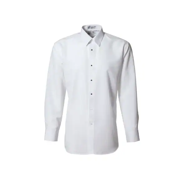 white laydown tuxedo shirt