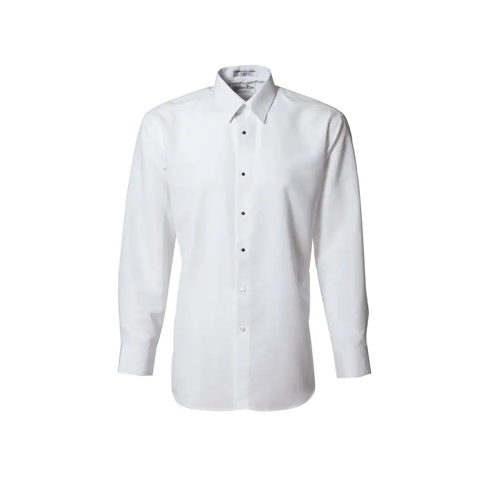 WLTAL | National Tuxedo Rentals white laydown tuxedo shirt