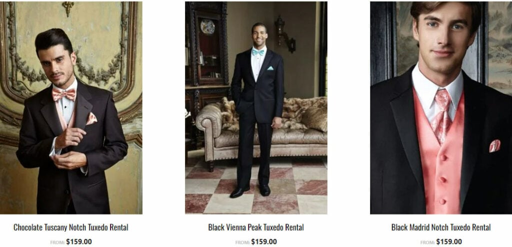 Affordable Tux Rentals | Cheap Tuxedos as Low as $139