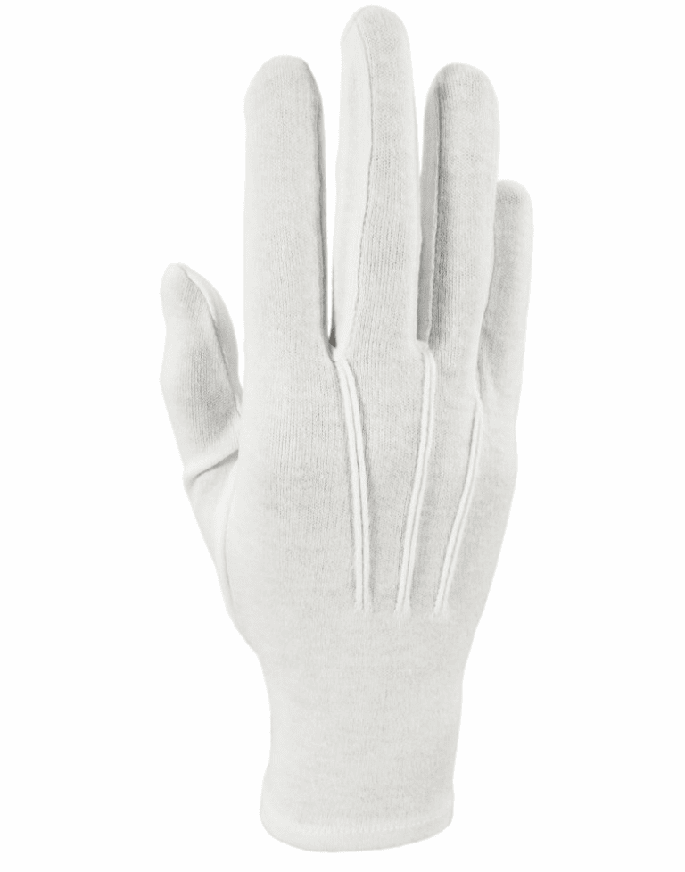 White tie tuxedo formal gloves