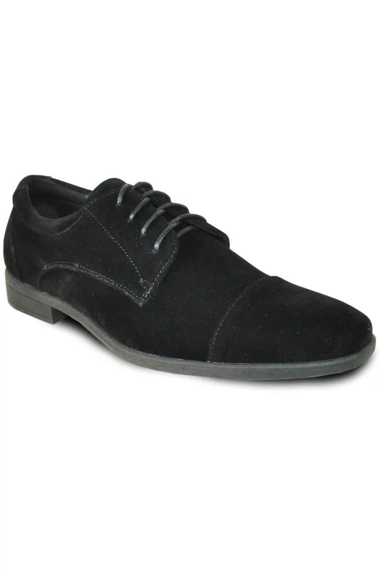 Black Suede velvet formal shoes