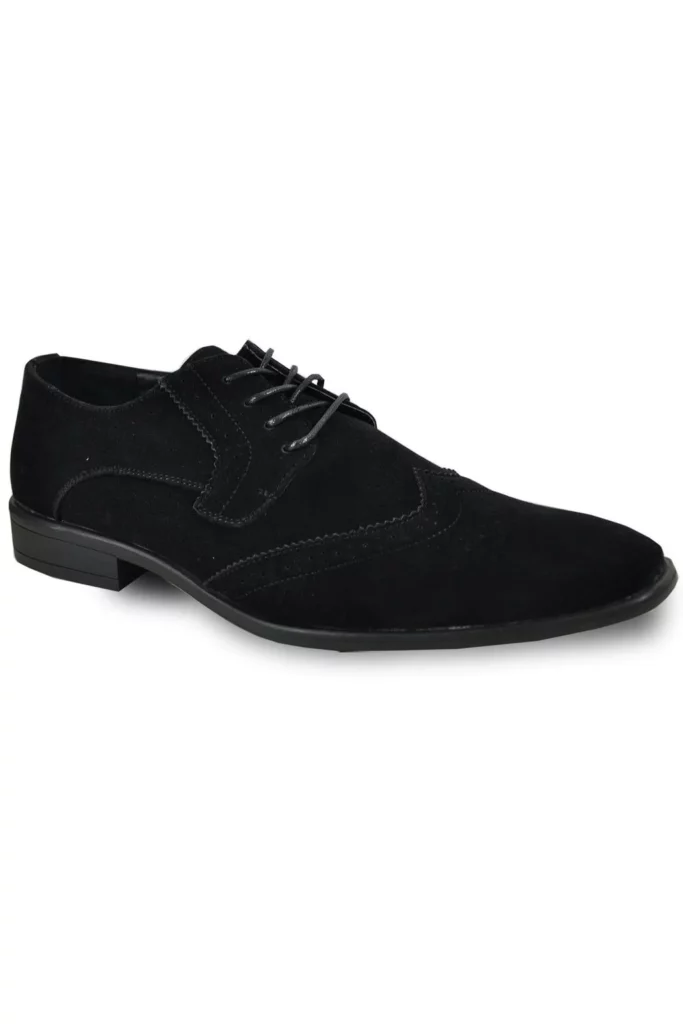 “King” Black Suede Tuxedo Shoes - Shiny Black Tuxedo Shoes With Mirrored Sole Finish
