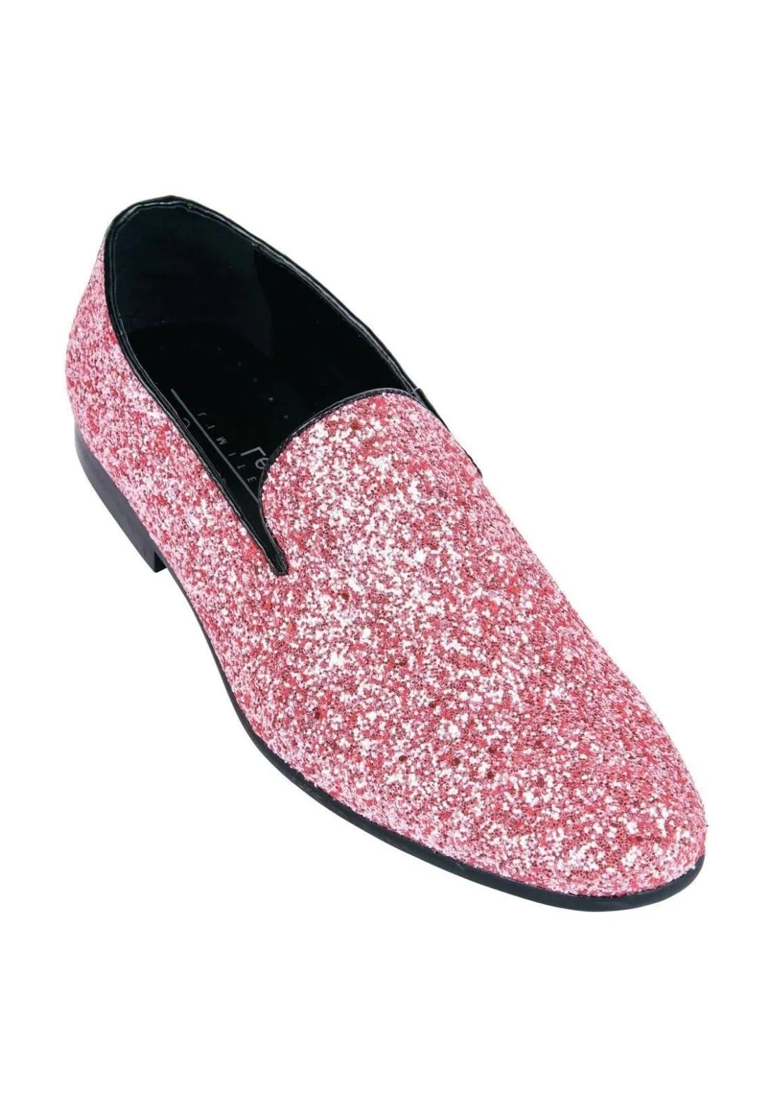 comfortable pink dress shoes Garrion Pink Coco-Print Leather Moc-Toe Shoe
