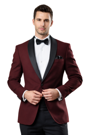wine shawl tuxedo