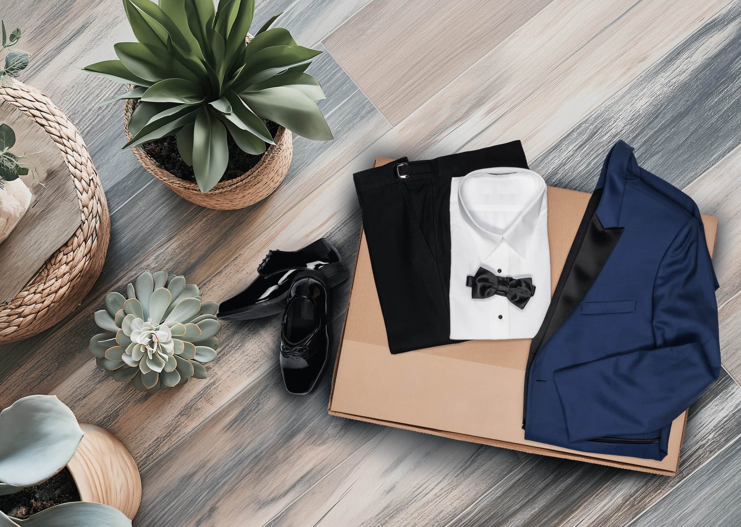 homedelivery at home trial tuxedo delivered