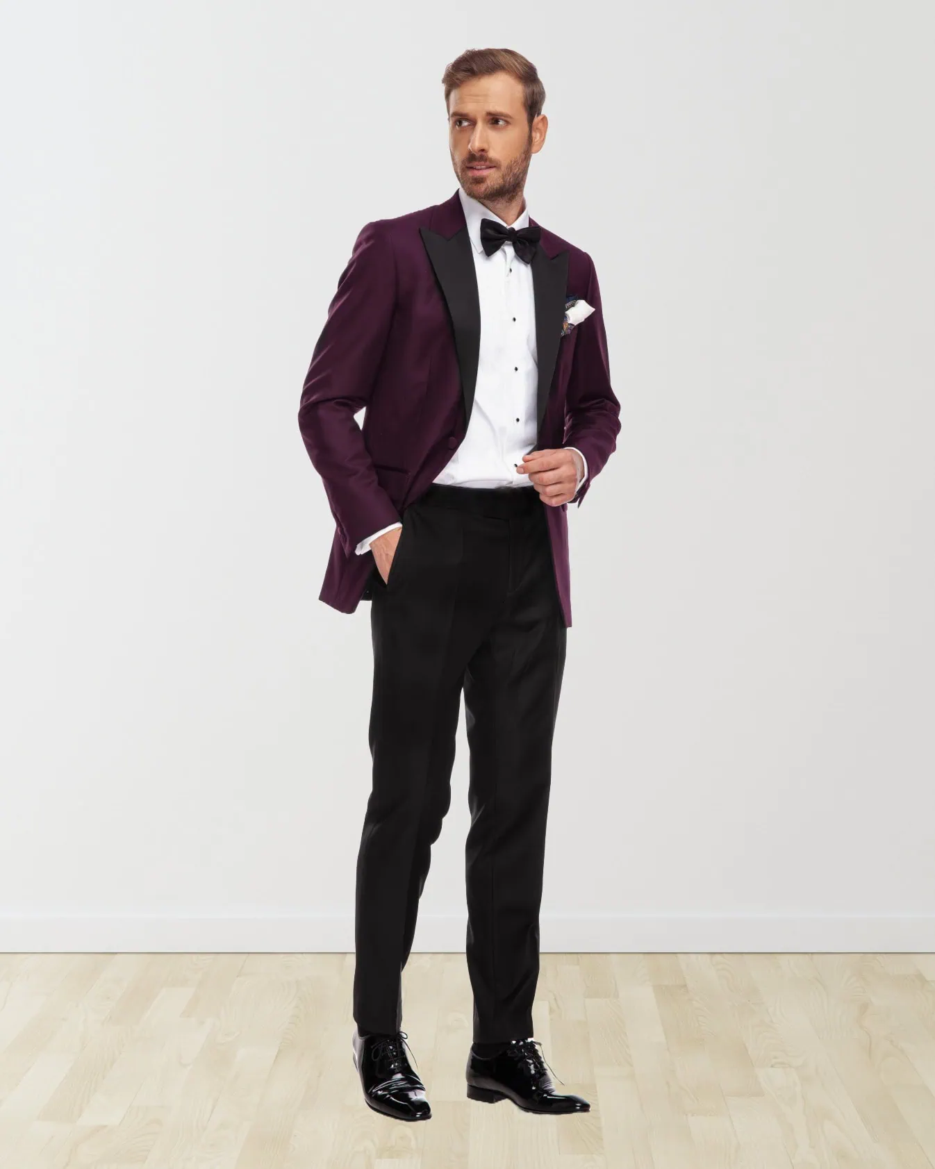 plum venice tuxedo