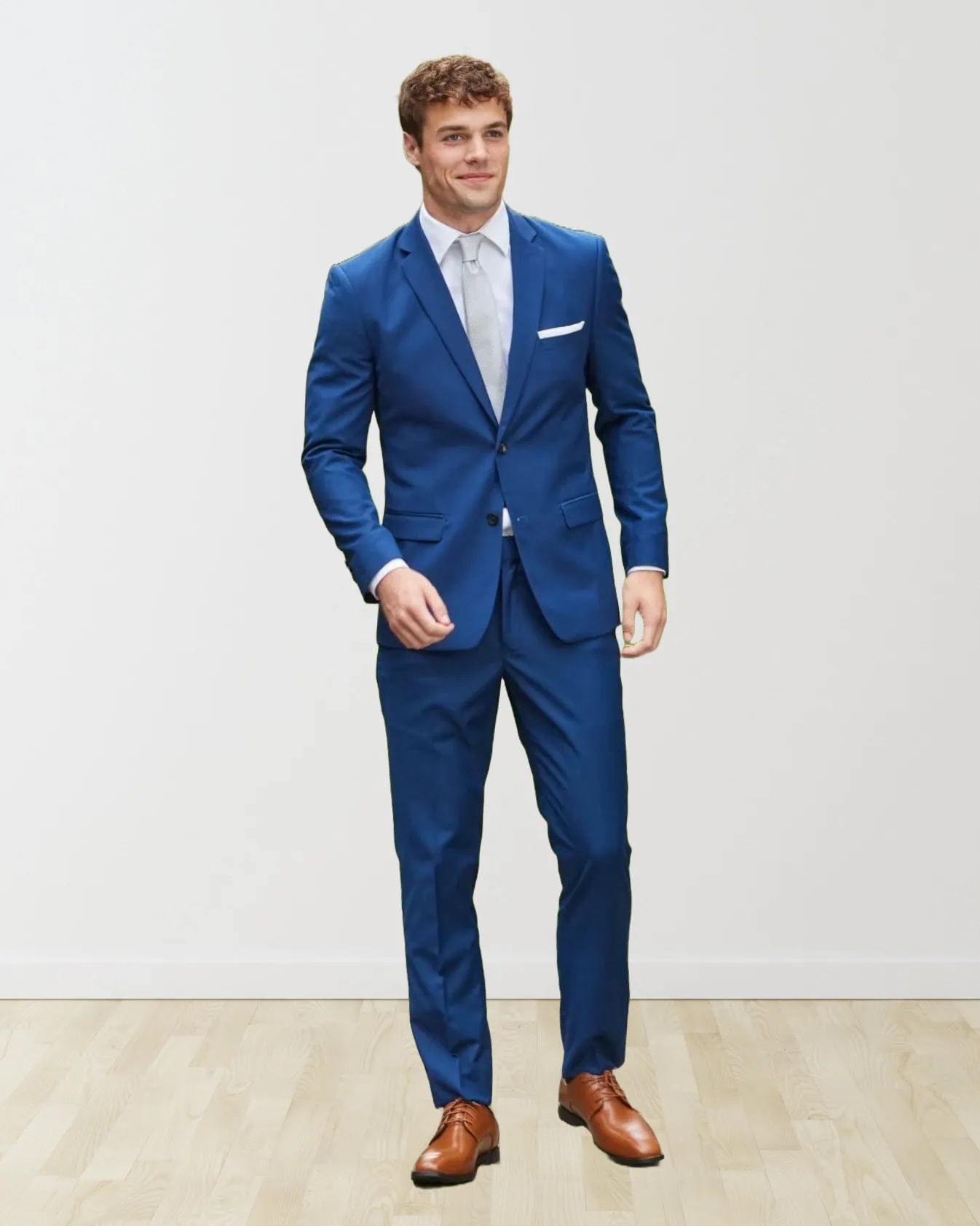 cobalt blue suit