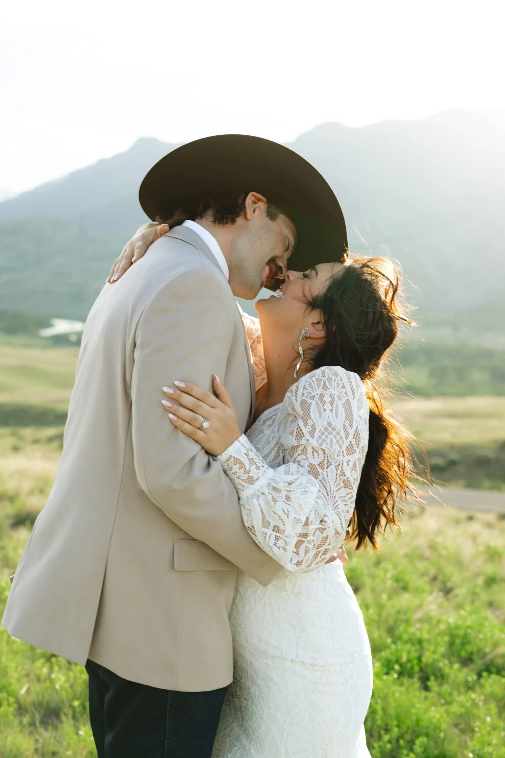 country groom in tan suit rental
